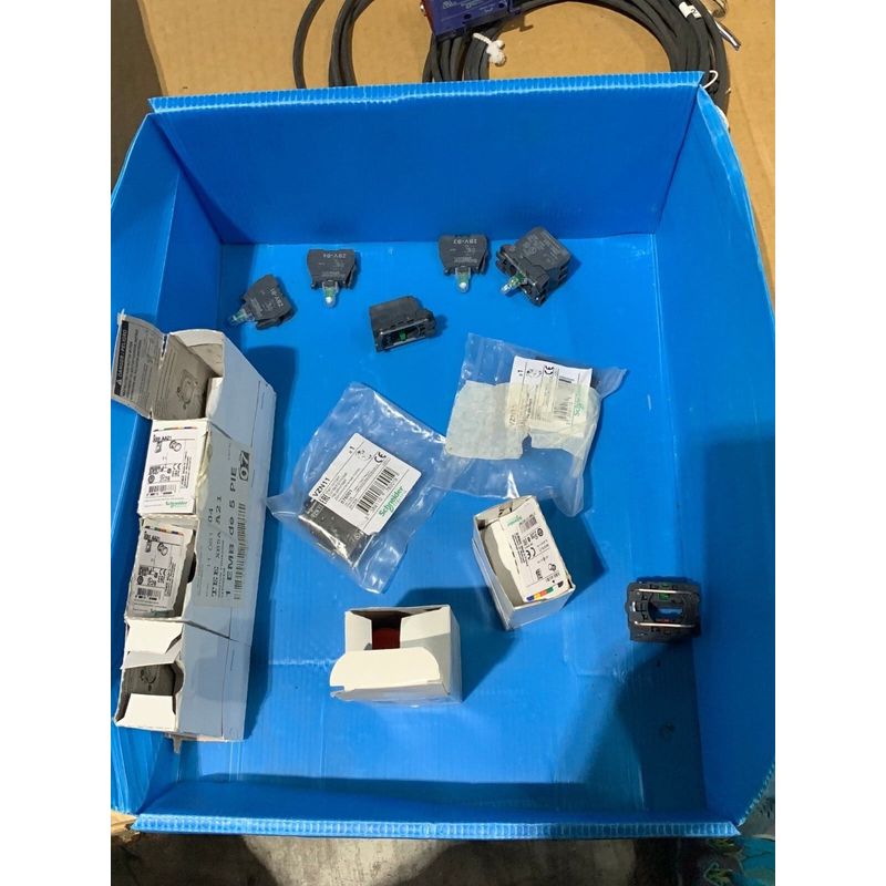 lot de Non-Illum Push Button,22mm,1NO,Black SCHNEIDER ELECTR