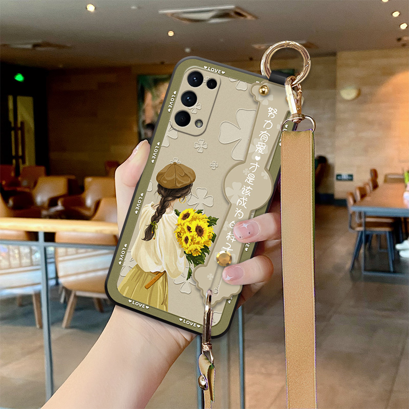 OPPOReno5新款清新少女全包外壳