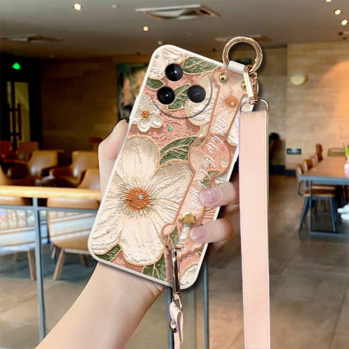 红米K80新款油画花朵手机壳
