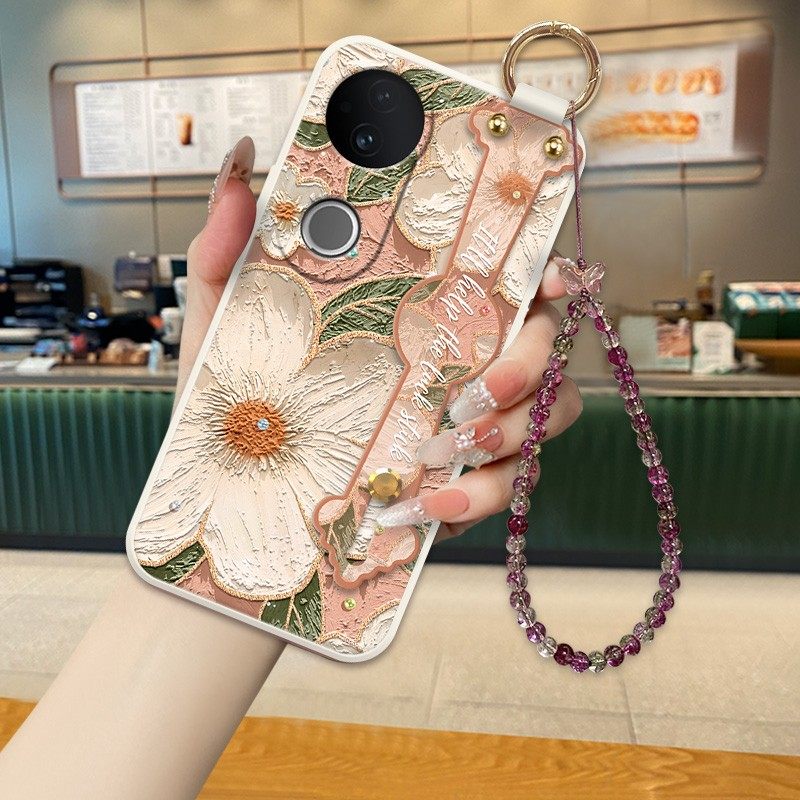 vivoS20新款油画白茶花手机壳