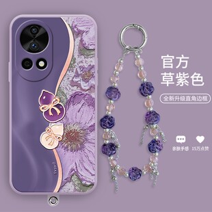 适用华为Nova13手机壳新款Nova15pro女款清新双色葫芦油画nova14活力版高级感全包保护套Nova12pro防摔带挂绳