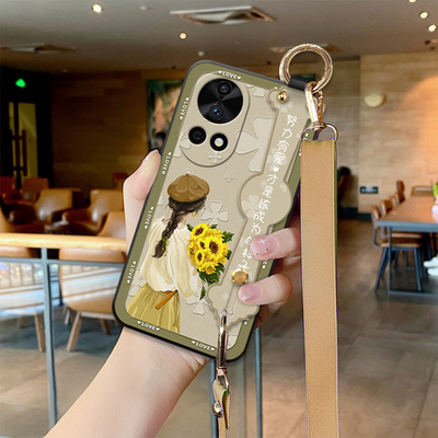 适用华为nova12Ultra星耀版手机壳带挂绳被宠女孩nova14活力版新款nova12活力版女款腕带nova12可背斜挎全包