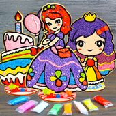 木板雪花泥画珍珠泥粘土画 幼儿园儿童diy手工制作3d立体eva粘画