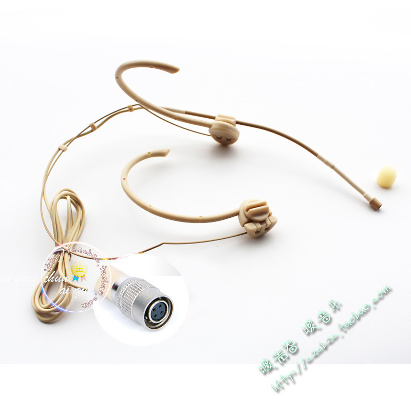 适用铁三角BBS戏曲剧小蜜蜂耳麦舞台主持人头戴耳挂式麦克风话筒