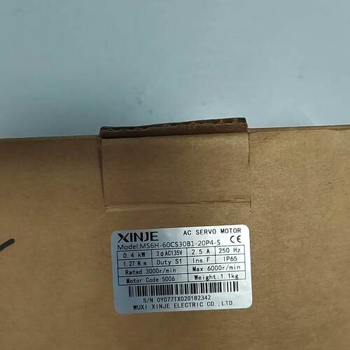MS6H-60CS30B1-20P4-S 信捷交流伺服电机工控配件议价维修