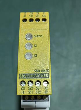 SNO 4062K 安全继电器 SCHLEICHER 24VD工控配件议价维修