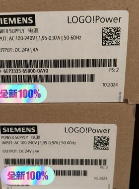 6EP3333-6SB00-0AY0 LOGO!Power 电源 DC24V 4A议价维修