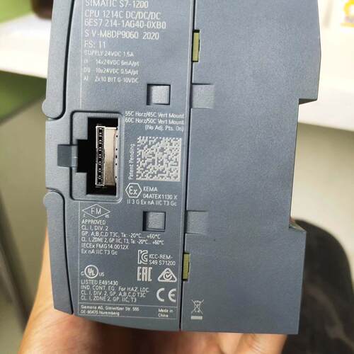 6ES7 214-1AG40-0XB0 S7-1200 PLC模块 CPU 1214C DC/DC/议价维修