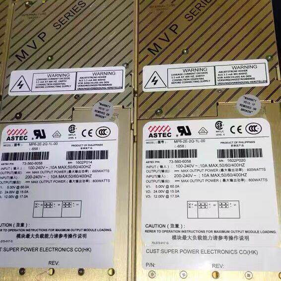 MP6-2E-2Q-1L-00 ASTEC GE设备CT数字工业电源议价维修