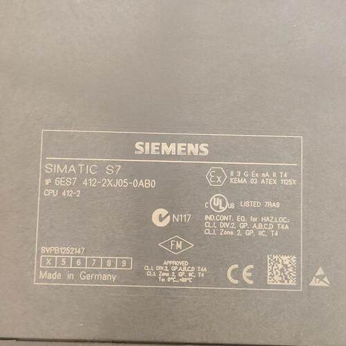6ES7 412-2XJ05-0AB0 CPU模块 可编程控制器 S7系列议价维修