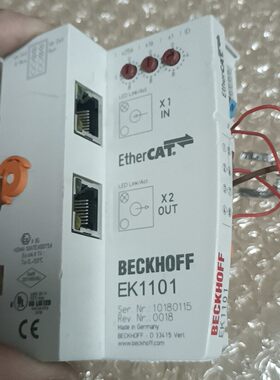 EK1101 BECKHOFF倍福 EtherCAT耦合器 工控自动化模块议价维修