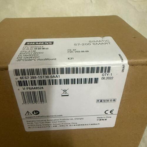 6ES7 288-1ST30-0AA1 CPU模块 S7-200 SMART 中央处理器议价维修