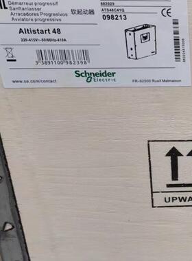 ATS48C41Q 软起动器 220-415V 工控自动化工业电气配件议价维修