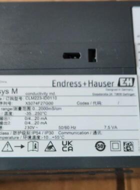 CLM223-ID0110 电导率变送器 工业测量检测仪器议价维修