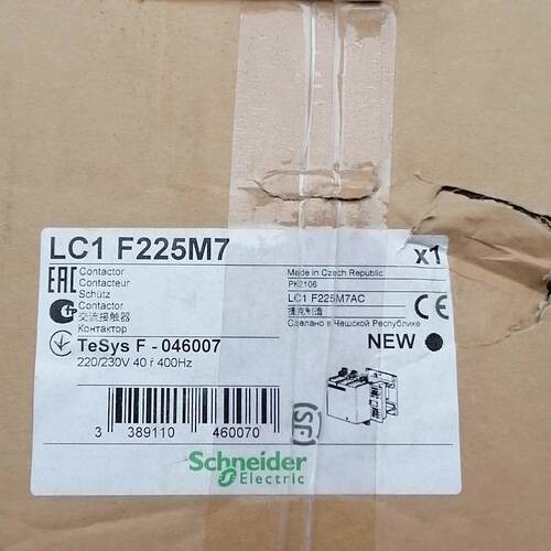LC1F225M7 交流接触器 220/230V 工业工控电气元件议价维修