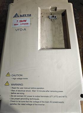 VFD075A43B 台达变频器 7.5KW 三相460V议价维修