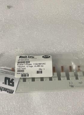 3P16UL3/12 Altech三相汇流排 工控配电连接配件议价维修