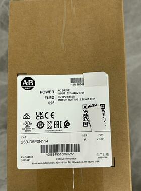 25B-D6P0N114 AB PowerFlex525 工业自动化变频器议价维修