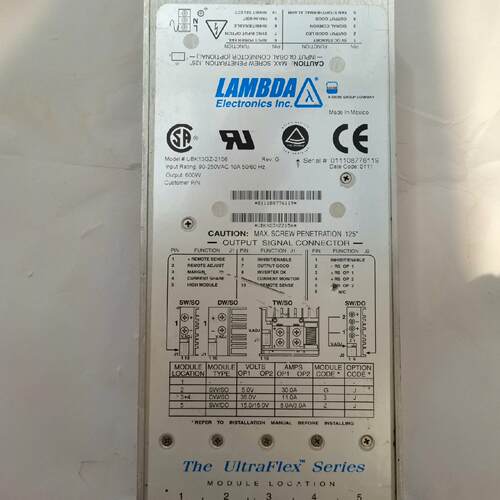 UBK13GZ-2156 LAMBDA兰达工业电源 工控电源 10A600W议价维修