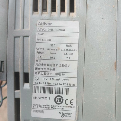 ATV310HU30N4A 变频器 3kW三相工业调速设备议价维修