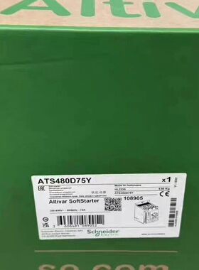 ATS480D75Y 软起动器 工业自动化控制电气配件议价维修