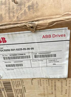 DCS550-S01-0225-05-00-00 ABB直流调速器 工控传动装置议价维修