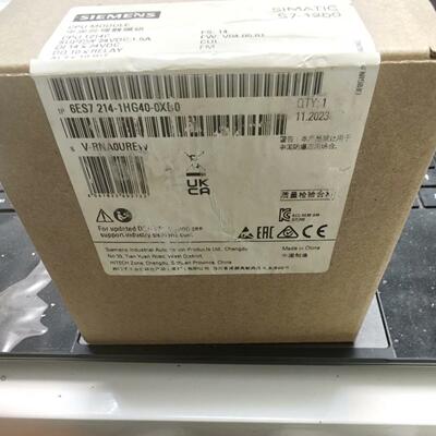 6ES7214-1HG40-0XB0 CPU模块 中央处理器模组 S7-1200议价维修