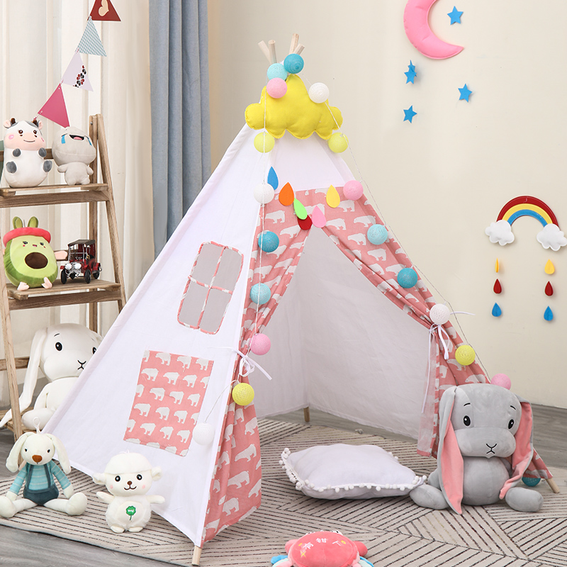儿童室内帐篷公主印第安小帐篷