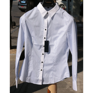 条纹女式 雅戈尔女士工装 正装 春秋衬衫 女式 长袖 衬衫