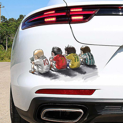 汽车引擎盖划痕遮挡贴纸车身前保