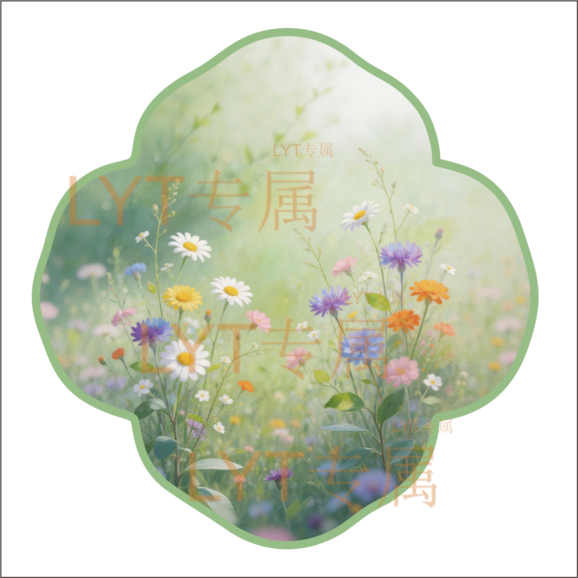 小清新自粘墙贴防水防晒牢固易贴