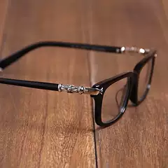 Exquisite Style, Non-Prescription Finished Myopia Glasses Frame for Men, Full-Frame Retro Acetate Eyeglass Frame for Women, Trendy Korean Style