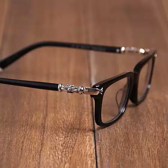 Exquisite Style, Non-Prescription Finished Myopia Glasses Frame for Men, Full-Frame Retro Acetate Eyeglass Frame for Women, Trendy Korean Style