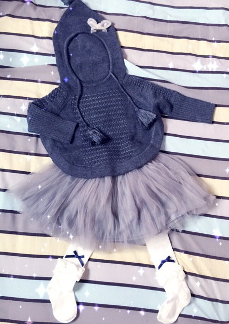 Cape pour fille en mélange - Ref 2155684 Image 3