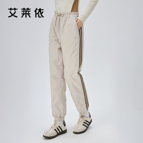 舒适松紧腰，保暖防风，潮流束口，口袋装饰