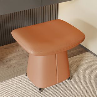 化妆椅子家用衣帽间高级感梳妆台专用凳子女生卧室旋转换鞋沙发凳