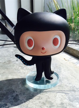 Github官网全新Octocat章鱼猫手办公仔雕塑程序员信仰男礼物现货