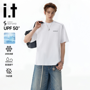 美式 新款 男女夏季 重磅宽松T恤 CHOCOOLATE潮牌凉感防晒抑菌短袖