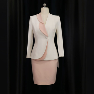 女上镜装 播音艺考服装 连衣裙套裙 多巴胺艺韵上镜装 定制款