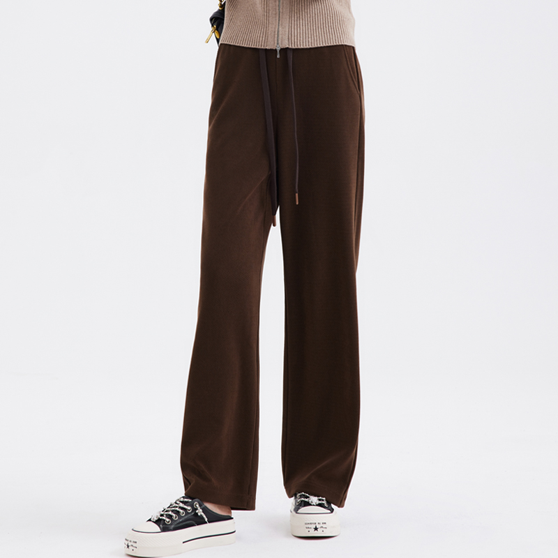 庄子高腰显瘦长裤休闲裤裤腿裤子