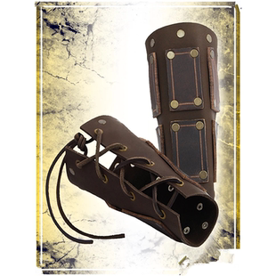 中世纪文艺复兴战士PU皮护腕护具演戏道具COSPLAY