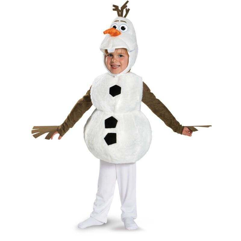 小孩扮演小雪人服装道具冰雪奇缘雪宝同款cos衣幼儿园宝宝演出服