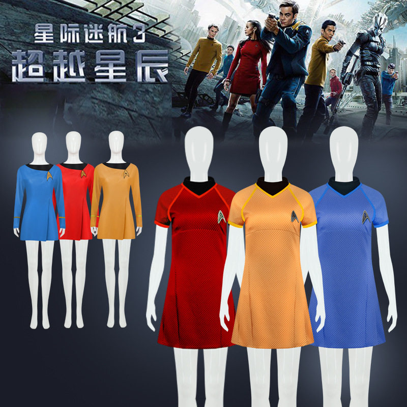 新款 星际迷航周边服StarTrek原始系列女主角制服cosplay连衣裙