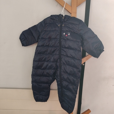 婴儿羽绒外出服冬季节连体衣保暖
