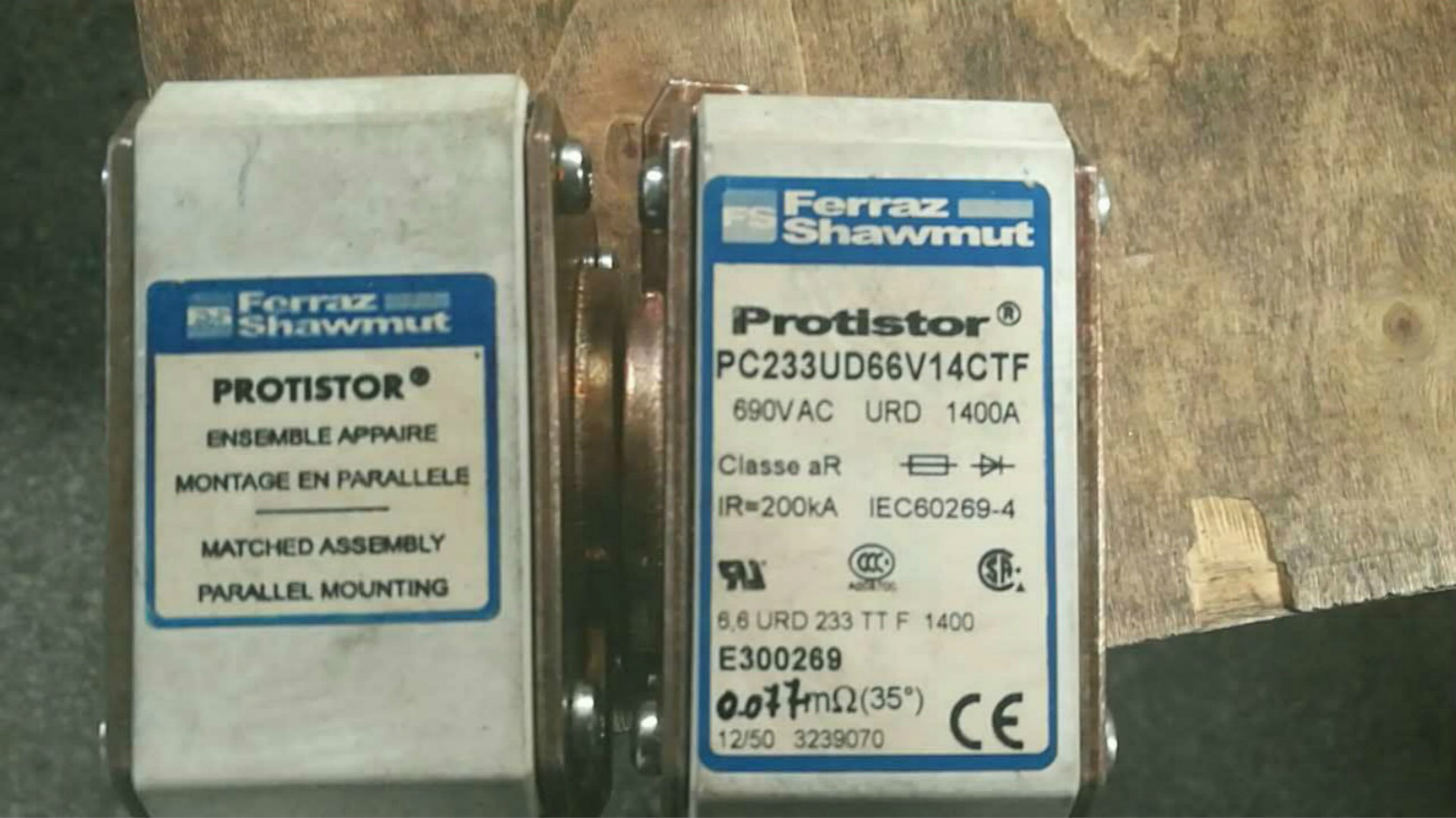 Protistor熔断器 PC233UD69V16CTF 690VAC URD 1600A F300270 电子元器件市场 熔丝/保险丝座/断路器/保险管 原图主图