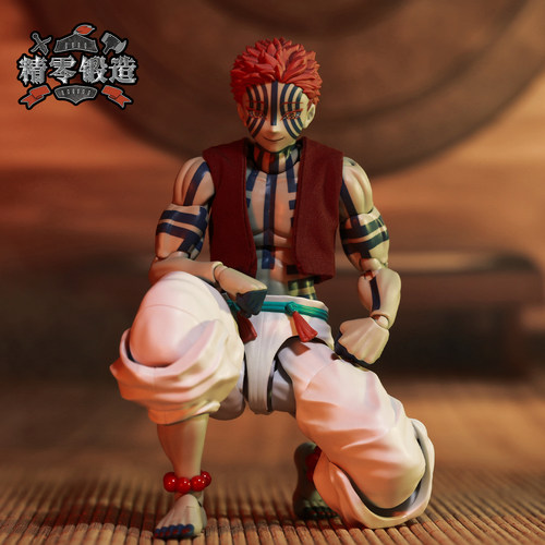 【精零锻造 现】shf 鬼灭之刃 猗窝座 三哥 1/12 布衣 背心