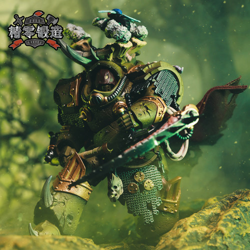 【精零锻造 现】1/18 暗源战锤40K死亡守卫 可动 兵人 披风 配件