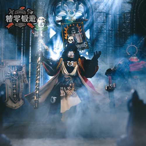【精零锻造 现货】暗源战锤40K极限战士首席智库狄格里斯人偶披风