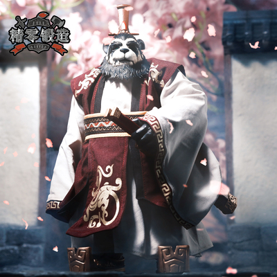 【精零锻造 预】METYTOYZ 熊猫人将军 吴青烈 可动人偶 国风布衣