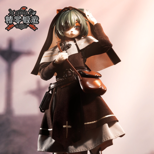 【精零锻造 预】LADoTOYS 1/12三花猫 托尼娅 牧师 布衣 服装改件